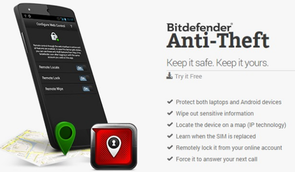 Bitdefender Anti-theft