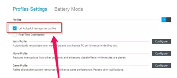 Profile Settings