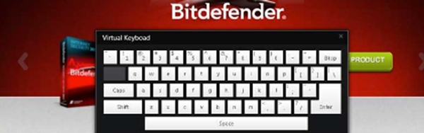 Virtual Keyboard of Bitdefender