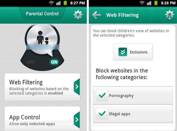 Kaspersky Parental Control