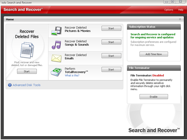 Search and Recover Files